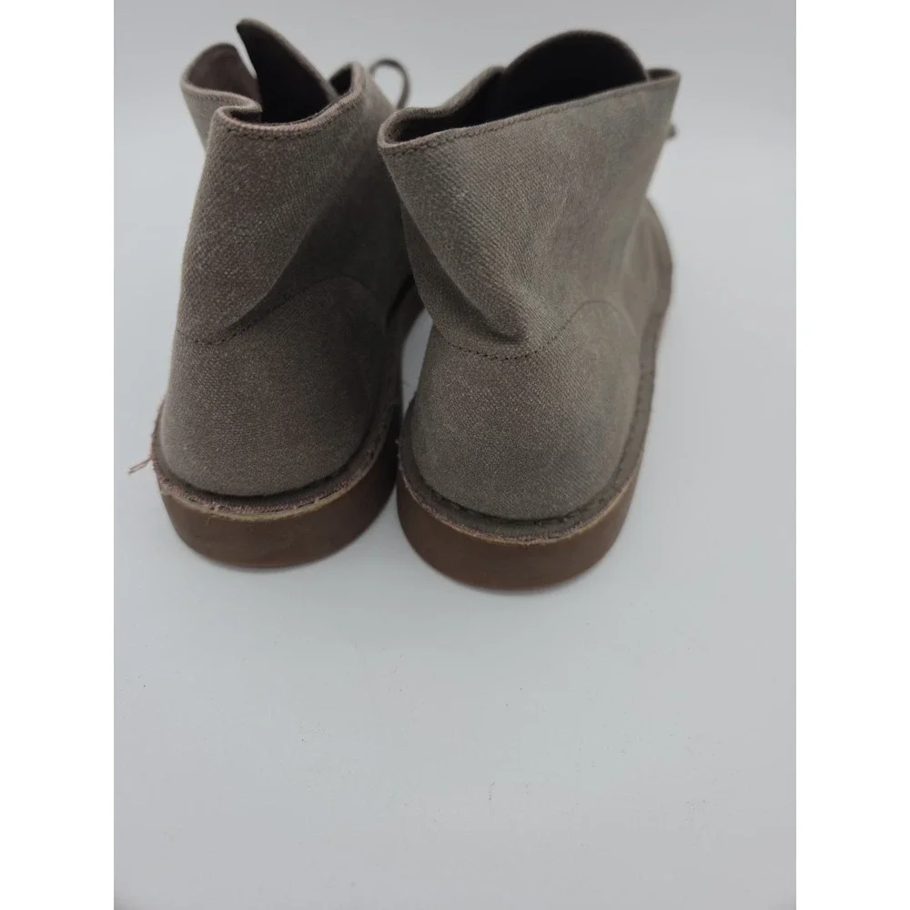 Clarks Canvas Boots Mens Size 13 Gray In Goos Shape